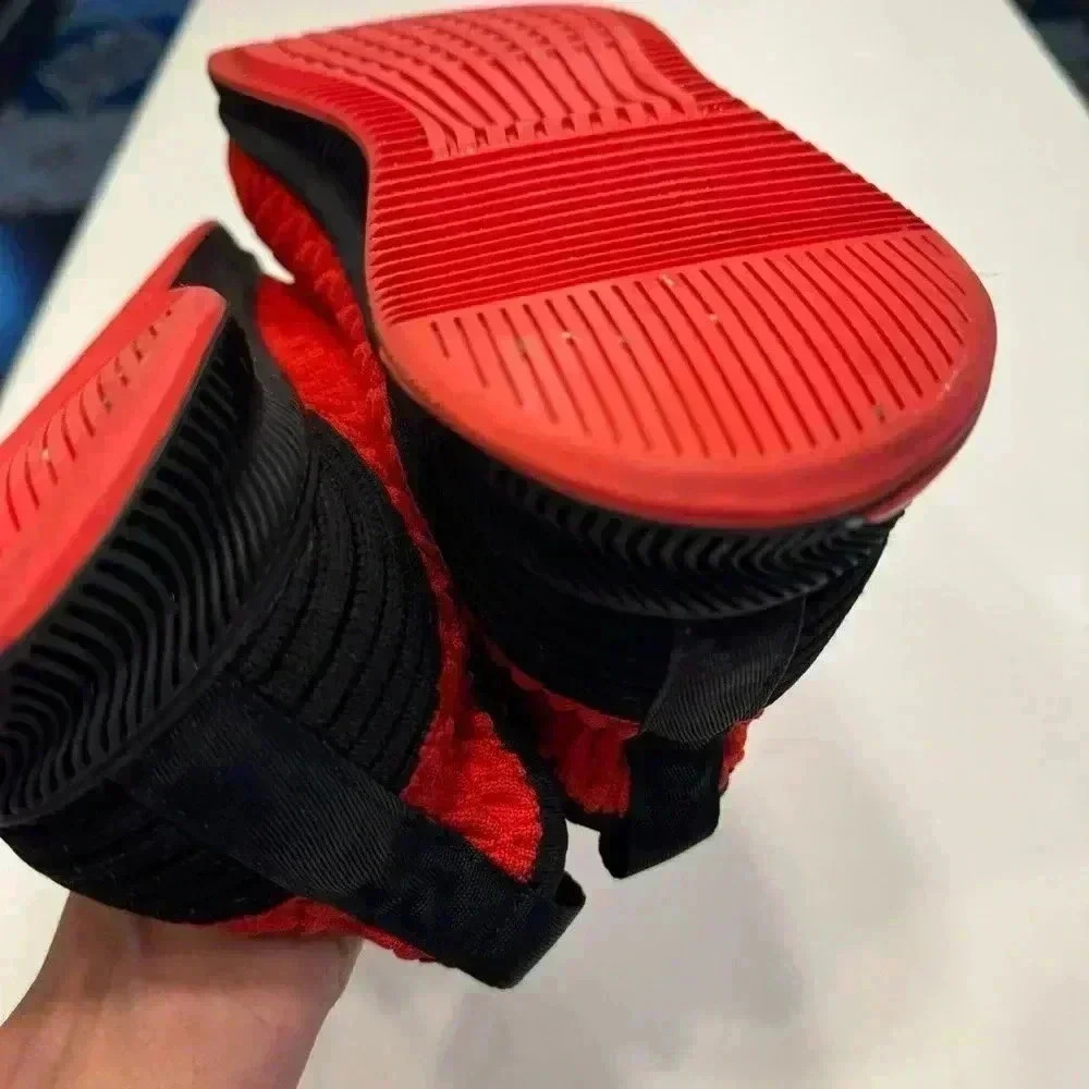 French Connection men’s Cannes sneakers. Red & black size 10 - Picture 11 of 12